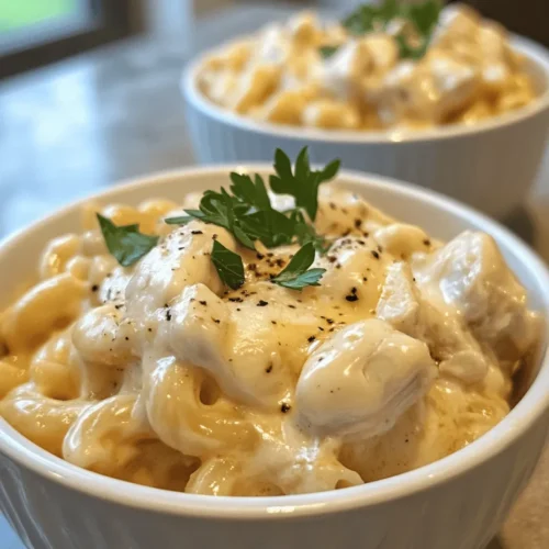 Mac and cheese is a beloved comfort food that has graced dining tables for generations, offering warmth and satisfaction in every creamy bite. Its classic appeal comes from the combination of tender pasta enveloped in a rich, cheesy sauce—an experience that evokes nostalgia and happiness. However, in our quest for culinary innovation, we have decided to take this traditional dish to new heights with the introduction of our Creamy Honey Pepper Chicken Mac and Cheese Delight.