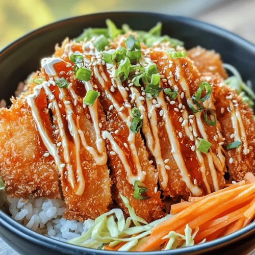 In the world of Japanese cuisine, few dishes are as beloved as the crispy katsu bowl. This mouthwatering dish features perfectly fried pork katsu, which is a breaded and deep-fried cutlet, served over a bed of fluffy rice and accompanied by an array of fresh vegetables. The highlight of this bowl is the homemade tonkatsu sauce, a sweet and tangy condiment that elevates the flavors of the dish and adds a unique twist to the experience.