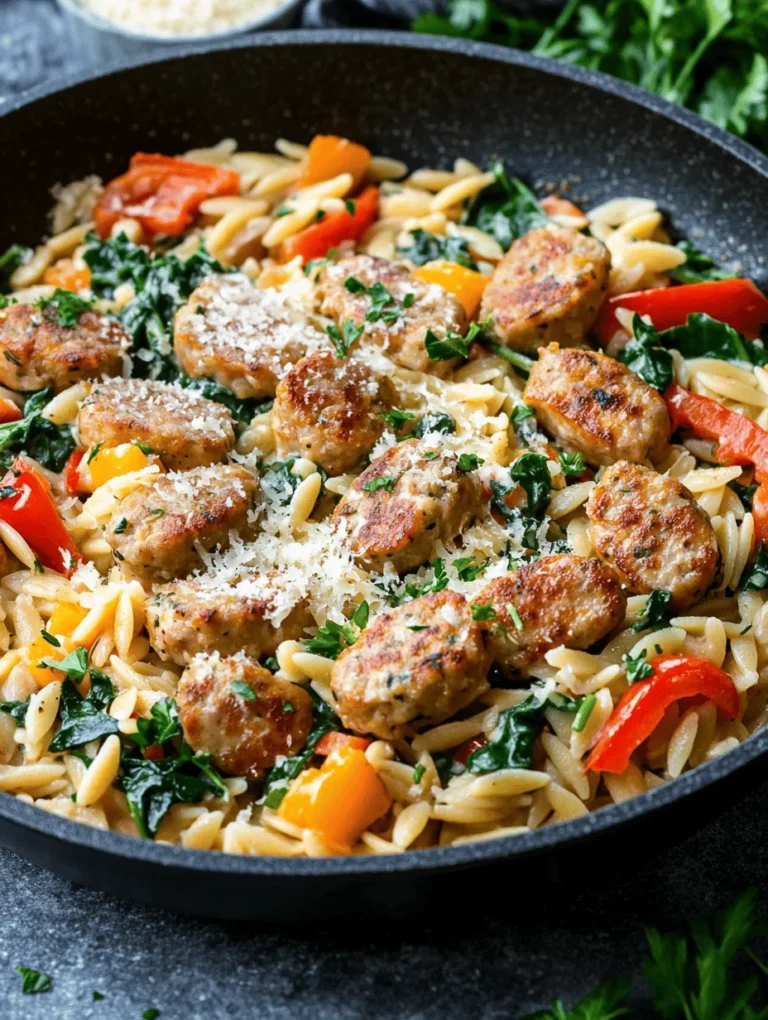 When it comes to quick and satisfying meal options, few dishes can compete with a creamy chicken sausage orzo skillet. This delightful one-pan recipe is not just easy to prepare but also packed with flavor and nutrition, making it a perfect choice for busy weeknights or even relaxed family dinners. In a world where time is often of the essence, one-pan meals have gained substantial popularity, allowing home cooks to whip up delicious dishes without the fuss of multiple pots and pans to clean.
