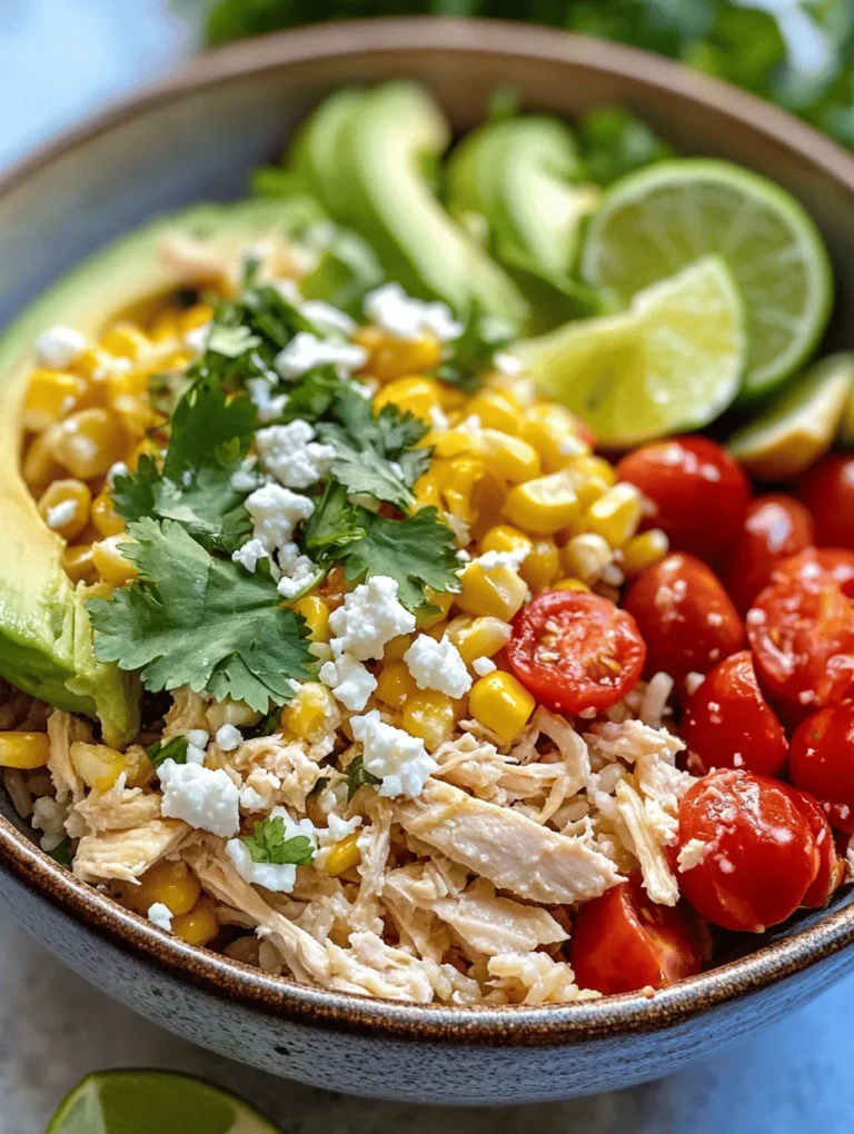 If you’re looking for a dish that combines convenience, flavor, and nutrition, the Easy Street Corn Chicken Rice Bowl is your answer. This vibrant and hearty bowl is a delightful fusion of textures and tastes, bringing together the sweetness of corn, the savory nature of chicken, and the freshness of vegetables, all served over a bed of rice. Its appeal lies not just in its flavor profile but also in its versatility; you can customize it to suit your family’s preferences and dietary needs, making it a staple for busy weeknights or casual gatherings.