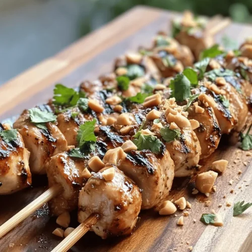 Delve into the vibrant flavors of Thai cuisine with our Easy Grilled Thai Chicken Skewers accompanied by a luscious peanut sauce. This dish not only tantalizes the taste buds but also offers a delightful grilling experience, making it perfect for summer barbecues or cozy family dinners. Packed with aromatic spices and a creamy dipping sauce, these chicken skewers are a fantastic way to impress your guests or satisfy a craving for something exotic. In this article, we will explore the ingredients, marinating process, grilling techniques, and flavor profiles that make this recipe a must-try.