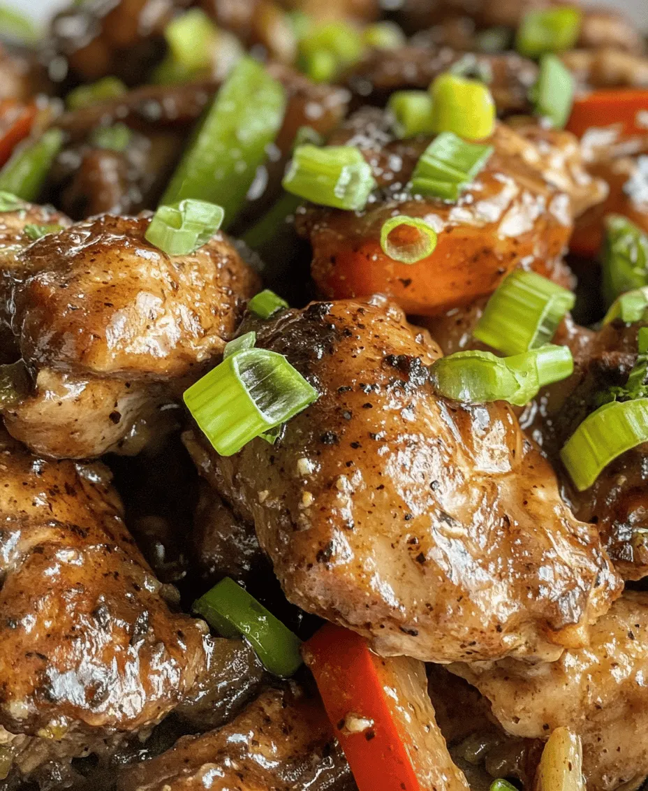 Spicy Black Pepper Chicken has carved a niche for itself in the culinary world, particularly within Asian cuisine, as a dish that tantalizes the taste buds and ignites a passion for spice. This dish is not just another chicken recipe; it embodies the essence of bold flavors, showcasing the kick of black pepper intertwined with savory notes from soy and oyster sauces. For spice lovers, this dish is a delightful adventure, offering a perfect blend of heat and umami that keeps you coming back for more.