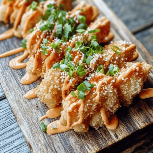 Crispy Bang Bang Chicken is a delightful dish that has gained immense popularity, particularly within Asian cuisine. This dish perfectly marries the irresistible crunch of fried chicken with a vibrant, zesty sauce that tantalizes the taste buds. Whether you're serving it at a family dinner or preparing a dish for a casual gathering, the crispy texture combined with the sweet and spicy flavors makes it an instant crowd-pleaser. One of the best aspects of this recipe is its simplicity; with just a few ingredients and straightforward steps, you can whip up a delicious meal that will leave everyone asking for seconds.