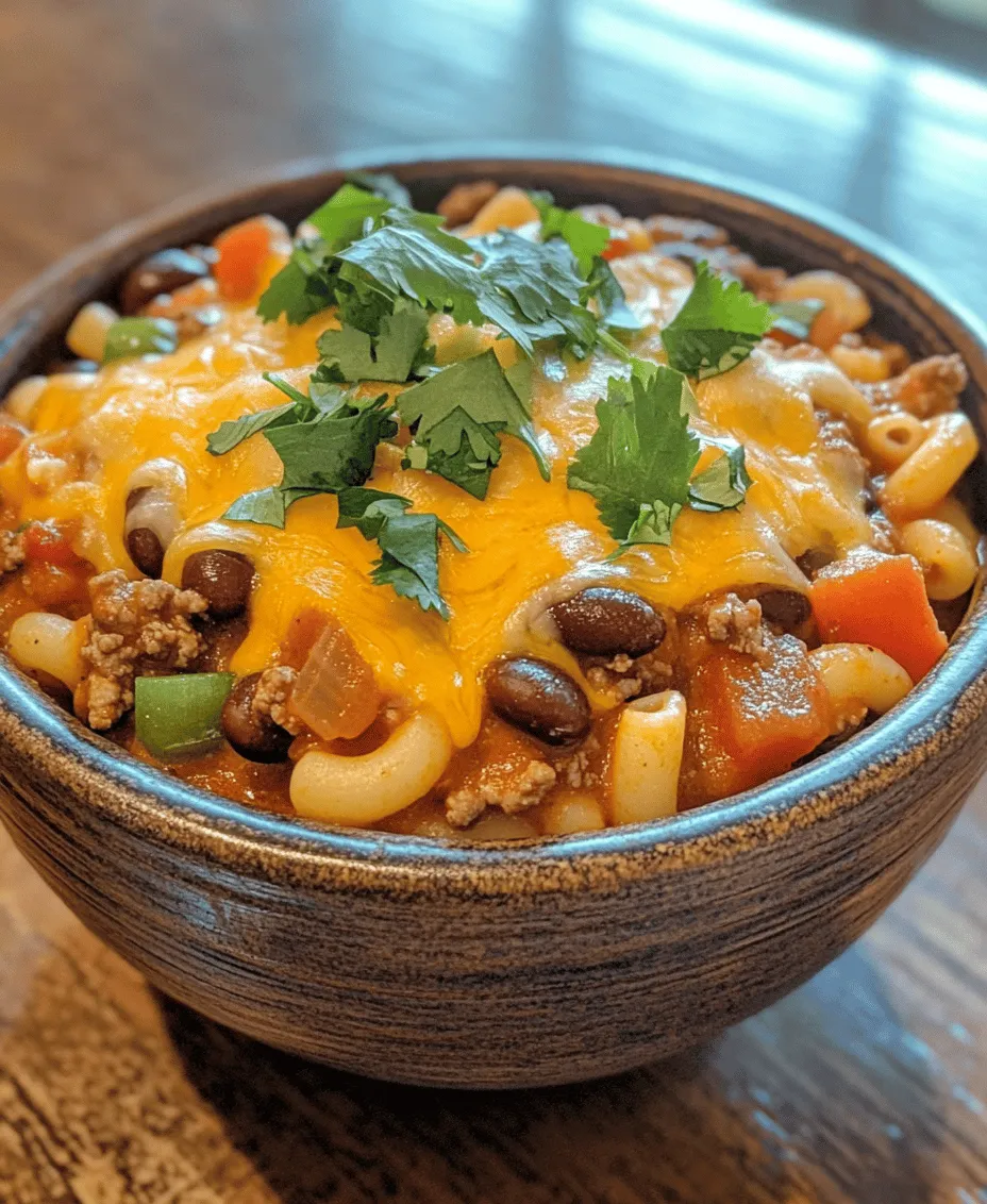 When it comes to comforting and hearty meals, few dishes can compete with Cheesy Chili Mac Delight. This delightful recipe combines the rich and creamy texture of macaroni and cheese with the robust and spicy flavors of chili, making it a perfect choice for a family dinner or a cozy night in. In today’s fast-paced world, where busy schedules often leave little time for elaborate meal preparation, easy and delicious recipes like Cheesy Chili Mac Delight become essential. This dish not only satisfies hunger but also warms the soul, providing a sense of nostalgia and comfort that many of us crave.