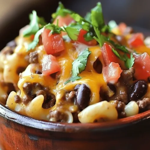 When it comes to comforting and hearty meals, few dishes can compete with Cheesy Chili Mac Delight. This delightful recipe combines the rich and creamy texture of macaroni and cheese with the robust and spicy flavors of chili, making it a perfect choice for a family dinner or a cozy night in. In today’s fast-paced world, where busy schedules often leave little time for elaborate meal preparation, easy and delicious recipes like Cheesy Chili Mac Delight become essential. This dish not only satisfies hunger but also warms the soul, providing a sense of nostalgia and comfort that many of us crave.