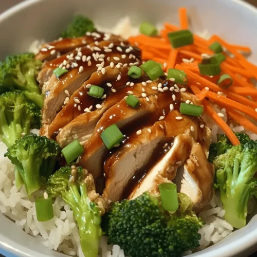 The Teriyaki Chicken Rice Bowl is a beloved dish that brings together the rich flavors of Japanese cuisine in an accessible and satisfying format. This dish is not only popular for its taste but also for its vibrant presentation, making it a favorite among food enthusiasts and home cooks alike. The harmonious balance of sweet and savory elements in the teriyaki sauce, combined with tender chicken and fresh vegetables, creates a mouthwatering experience that delights the senses.