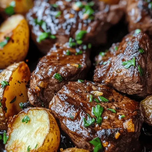 Comfort food is a concept that transcends cultural boundaries, offering warmth and satisfaction in every bite. When you think of comfort food, images of hearty meals that warm your soul often come to mind. One such dish that embodies this essence is Sizzling Garlic Butter Steak Bites paired with Crispy Potatoes. This mouthwatering combination not only appeals to our taste buds but also evokes a sense of nostalgia, making it a perfect choice for both casual weeknight dinners and special gatherings with friends and family.
