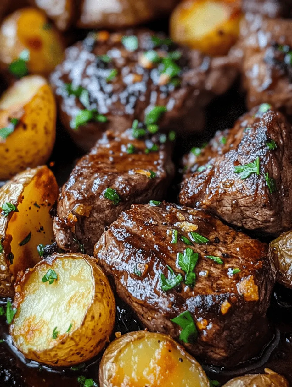 Comfort food is a concept that transcends cultural boundaries, offering warmth and satisfaction in every bite. When you think of comfort food, images of hearty meals that warm your soul often come to mind. One such dish that embodies this essence is Sizzling Garlic Butter Steak Bites paired with Crispy Potatoes. This mouthwatering combination not only appeals to our taste buds but also evokes a sense of nostalgia, making it a perfect choice for both casual weeknight dinners and special gatherings with friends and family.