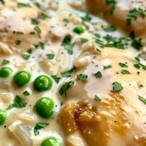 Creamy Smothered Chicken and Rice is the epitome of comfort food, combining tender chicken thighs, rich flavors, and fluffy rice into a delightful one-pan meal. This dish is perfect for busy weeknights or special family gatherings, providing a satisfying experience that warms both the stomach and the heart. The star of this recipe is the luscious sauce made from heavy cream and chicken broth, which envelops the chicken and rice, creating a dish that is as enjoyable to prepare as it is to eat.