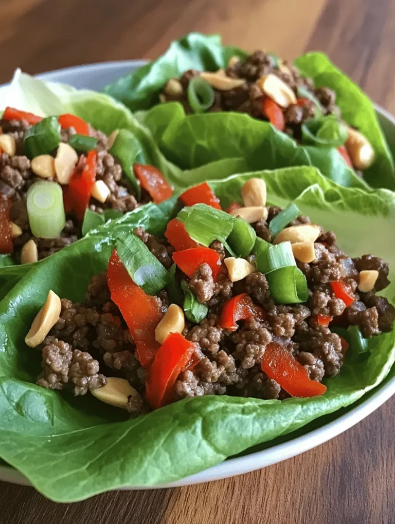 Asian cuisine is celebrated for its fresh, vibrant flavors that tantalize the taste buds and nourish the body. With a rich tapestry woven from diverse regional influences, it offers a culinary experience that is both exciting and satisfying. One standout dish that embodies these qualities is Asian-Style Ground Beef Lettuce Wraps. This delightful meal is not only a feast for the senses but also a healthy, customizable option that fits seamlessly into various dietary preferences.
