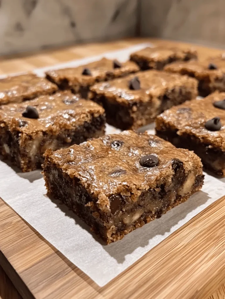 Bananas have long been a favorite ingredient in many desserts, thanks to their natural sweetness, rich flavor, and moist texture. From banana bread to banana pudding, these versatile fruits make their way into countless recipes, each with its own unique charm. One dessert that has been gaining popularity in recent years is the delightful chocolate chip banana bar. A perfect blend of flavors and textures, these bars are not only delicious but also easy to make, making them an ideal treat for both casual bakers and those looking for a quick and satisfying indulgence.