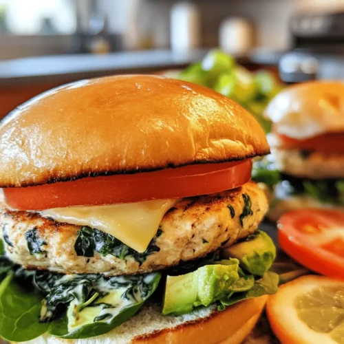 In recent years, the popularity of chicken burgers has surged as health-conscious diners increasingly seek alternatives to traditional beef patties. Chicken burgers not only provide a leaner protein source but also lend themselves to a variety of flavorful combinations that can cater to diverse palates. Today, we're diving into a delightful recipe that showcases the harmonious pairing of white cheddar cheese and fresh spinach within a juicy chicken burger.