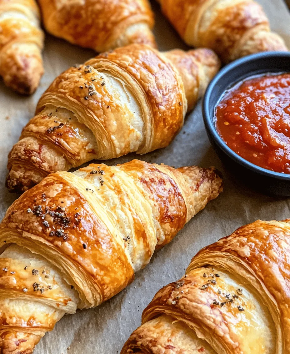 Delightful and savory, Mozzarella Pepperoni Croissant Rolls are a perfect blend of flaky pastry, gooey cheese, and zesty pepperoni. These irresistible snacks are not only quick to prepare but also serve as a fantastic addition to any gathering or a comforting treat for a cozy night in. Whether you're entertaining guests at a party or simply indulging in a homemade snack during a movie night, these croissant rolls bring a unique twist to traditional appetizers.