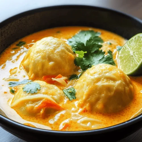 To create the best curry dumpling soup, you'll need a variety of key ingredients that work together to form a cohesive and flavorful dish. Below, we break down the essential components of this recipe into three main categories: dumpling ingredients, filling ingredients, and soup ingredients.