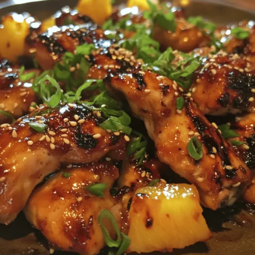 Tropical flavors have a unique way of transporting us to sun-soaked beaches and lush, vibrant landscapes with every bite. The bright, refreshing taste of tropical fruits can elevate any dish, making it feel like a delightful escape from the everyday. This is especially true for our Tropical Pineapple-Glazed Chicken recipe, a dish that encapsulates the essence of summer with its sweet and tangy glaze, perfect for outdoor barbecues, family gatherings, or a simple weeknight dinner.