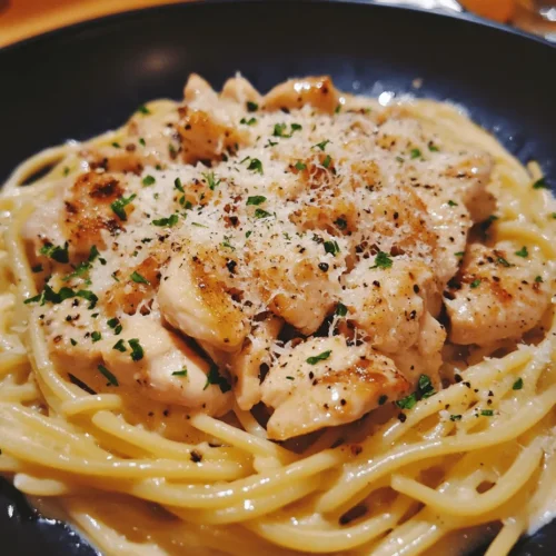 Chicken Carbonara is a delightful twist on a classic Italian dish that has won the hearts of many food lovers around the world. Traditionally, Carbonara is a Roman pasta dish made with eggs, cheese, cured pork, and black pepper, creating a creamy and rich sauce that perfectly coats the pasta. While the original recipe is undeniably delicious, incorporating chicken into the mix offers a heartier alternative that is perfect for weeknight dinners or special occasions.