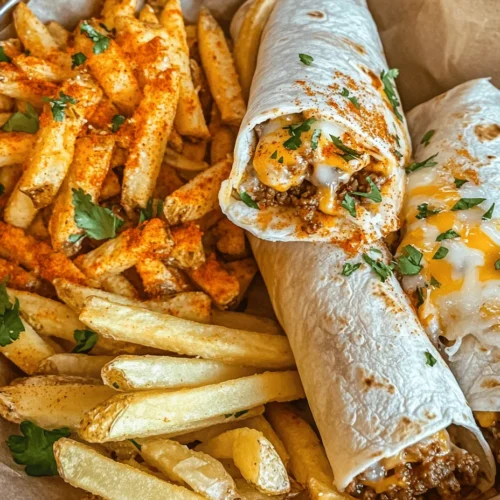 To create the perfect Cheesy Beef Burritos with Crispy Fries, you must start with high-quality ingredients. Each element plays a crucial role in achieving the ultimate flavor profile and texture. Let’s explore the key ingredients in detail.