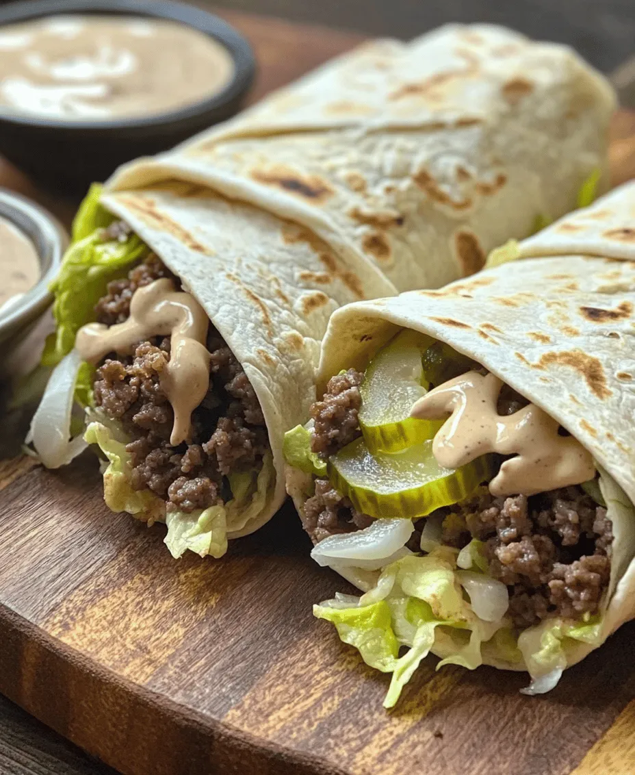 Fast food has carved a niche in our culinary landscape, celebrated for its convenience, flavor, and the nostalgic comfort it brings. Among the multitude of offerings, the Big Mac stands tall as a symbol of indulgence, frequently reminisced about by fans of quick bites. However, as the trend towards homemade meals gains momentum, many food enthusiasts are exploring ways to recreate their favorite fast-food staples in the comfort of their own kitchens. Enter the Homemade Big Mac Wraps with Special Sauce – a delightful twist on the classic Big Mac that not only captures its essence but also enhances it with fresh, quality ingredients.