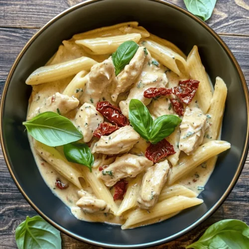 Are you ready to embark on a culinary journey that transports you straight to the charming landscapes of Tuscany? The Tuscan Chicken Pasta Delight is a captivating dish that perfectly encapsulates the essence of Italian cuisine. This recipe is a harmonious blend of tender chicken breasts, al dente pasta, and a medley of flavorful ingredients, all bathed in a rich, creamy sauce that will leave your taste buds singing.