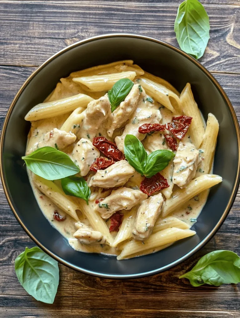 Are you ready to embark on a culinary journey that transports you straight to the charming landscapes of Tuscany? The Tuscan Chicken Pasta Delight is a captivating dish that perfectly encapsulates the essence of Italian cuisine. This recipe is a harmonious blend of tender chicken breasts, al dente pasta, and a medley of flavorful ingredients, all bathed in a rich, creamy sauce that will leave your taste buds singing.
