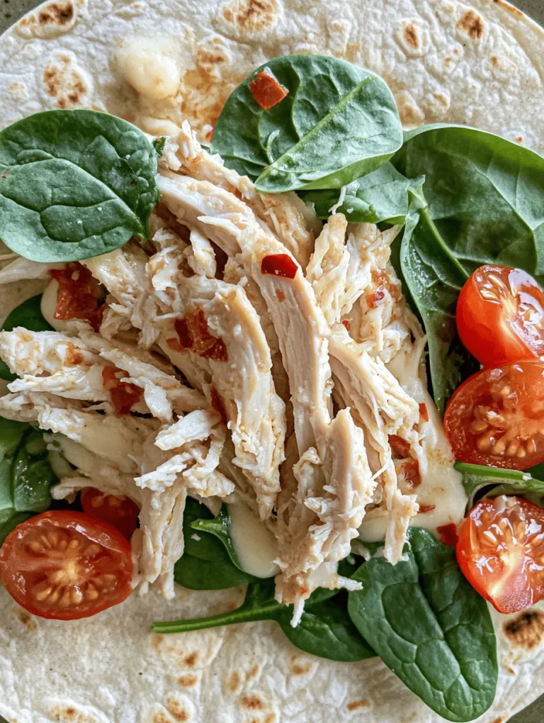To make the Cheesy Garlic Chicken Wraps truly shine, it’s essential to choose high-quality ingredients that work harmoniously together. Let’s break down each component of this flavorful dish: