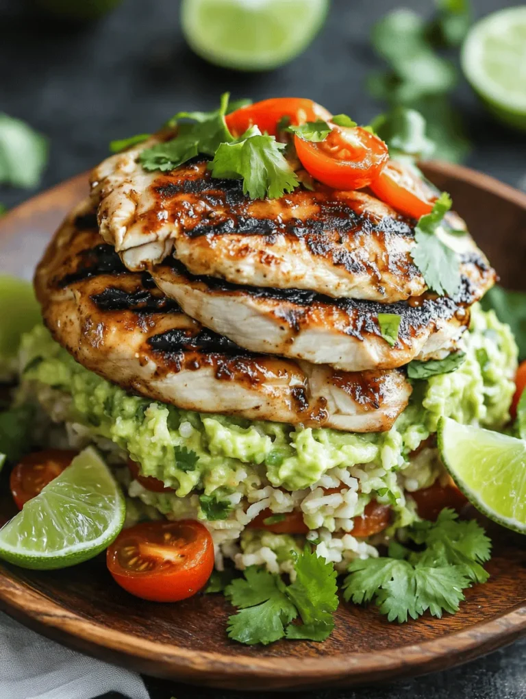 In the realm of culinary creations, few dishes can rival the vibrant and refreshing combination found in a Honey Lime Chicken & Avocado Rice Stack. This dish is not only a feast for the eyes but also a celebration of flavors that dance harmoniously on the palate. The combination of sweet honey and zesty lime creates a tantalizing marinade for the chicken, while the creamy avocado and fluffy jasmine rice serve as the perfect accompaniments. Together, these ingredients form a wholesome meal that is both satisfying and nutritious.