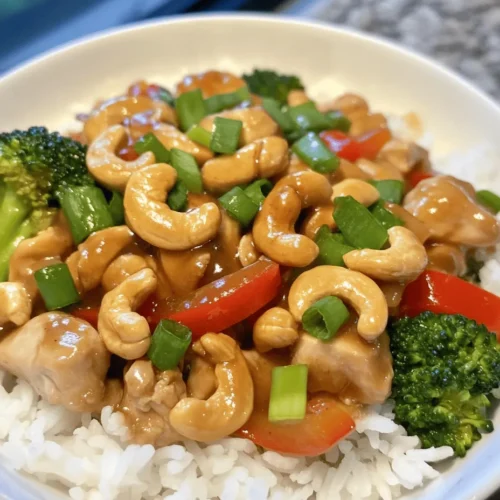 Cashew Chicken is a beloved dish that traces its roots back to Chinese cuisine, specifically to a region known for its rich culinary traditions. While the dish has evolved over the years, it gained significant popularity in the United States during the 20th century, especially in Chinese-American restaurants. The dish typically consists of chicken stir-fried with cashews and vegetables, all coated in a savory sauce. The combination of tender chicken, crunchy nuts, and colorful vegetables creates a visually appealing and satisfying meal.