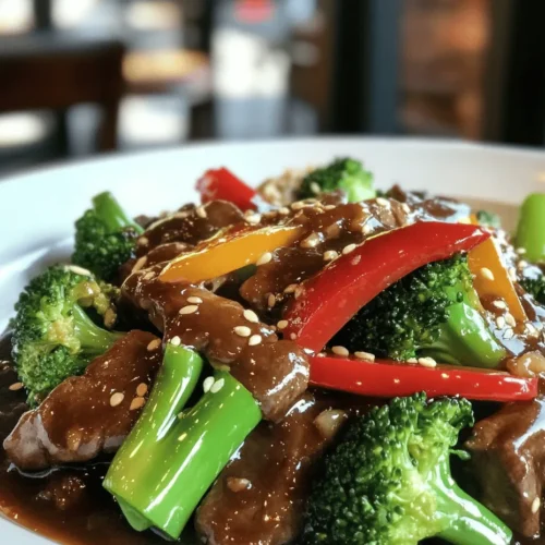 Wok-Tossed Beef & Broccoli is a beloved dish that exemplifies the vibrant and diverse flavors of Asian cuisine. This stir-fry meal has found its way onto dining tables around the world, celebrated for its simplicity, speed, and deliciousness. As a staple in many Chinese restaurants, it combines tender strips of beef with fresh broccoli, all coated in a savory sauce that brings the dish to life. In today's fast-paced world, where busy schedules often dictate our meal choices, this recipe stands out for its ease of preparation and ability to deliver a satisfying meal in under 30 minutes.