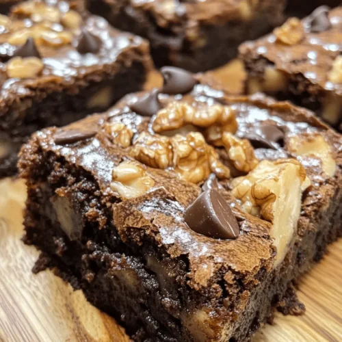 Imagine sinking your teeth into a warm, fudgy brownie that carries the sweet, comforting flavor of banana bread. Enter Banana Bread Brownies, a delightful fusion that combines two beloved treats into one irresistible dessert. This recipe is perfect for anyone looking to satisfy their sweet tooth while enjoying the wholesome goodness of bananas. Both banana bread and brownies have their own devoted fan bases, and this innovative blend is sure to win over anyone who tries it.