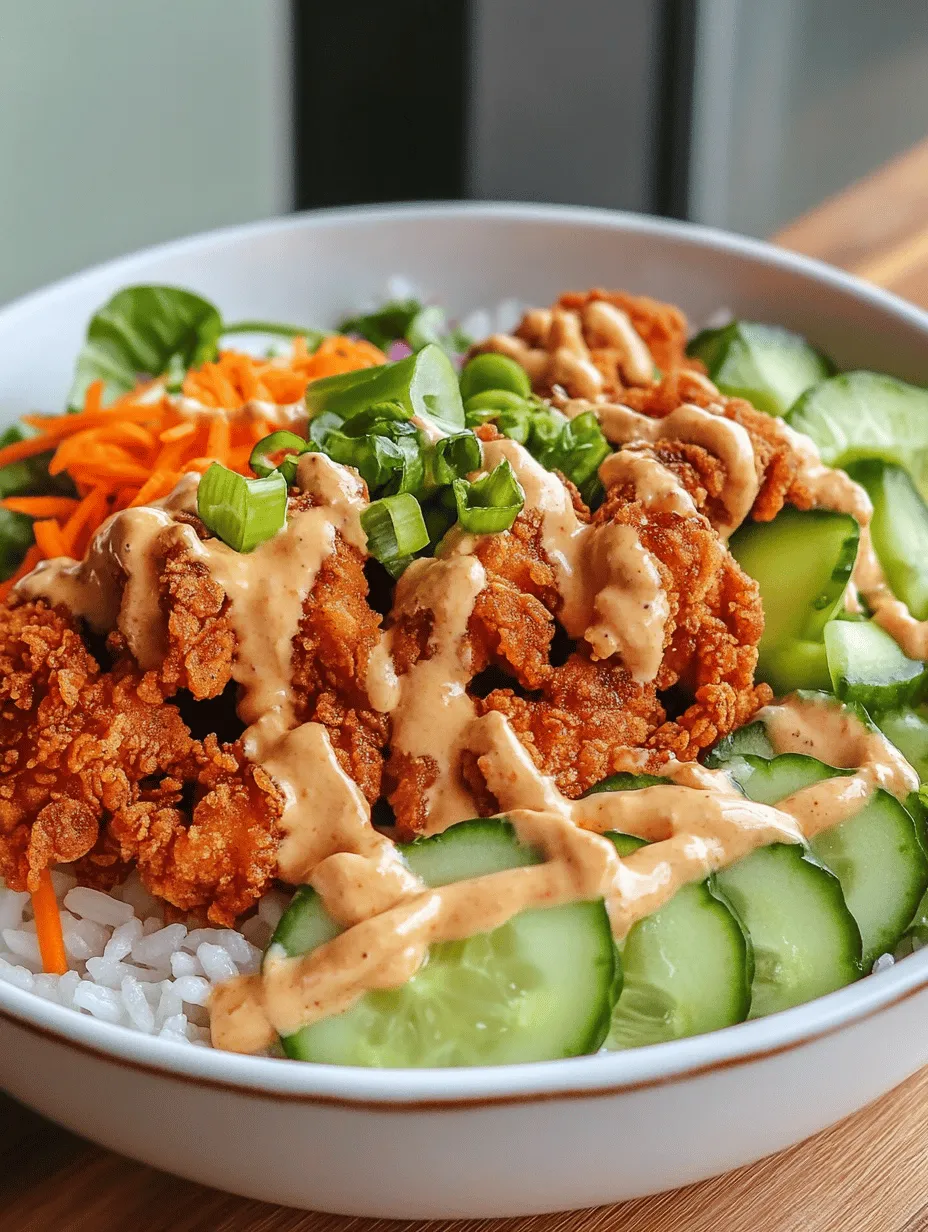 The Bang Bang Chicken Bowl has rapidly gained popularity as a go-to dish for those seeking a delightful combination of flavors and textures. This vibrant meal features tender chicken, crisp vegetables, and a creamy, spicy sauce that tantalizes the taste buds. The balance of savory, sweet, and spicy elements makes it a standout choice for lunch or dinner, appealing to a wide range of palates.