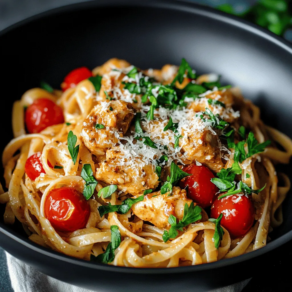 Looking for a quick and flavorful meal that can transform your weeknight dinners? Look no further than Easy Cowboy Butter Chicken Linguine. This dish brings together the richness of butter, the heartiness of chicken, and the freshness of tomatoes and herbs in a way that is not only satisfying but also visually stunning. Imagine a plate of al dente linguine enveloped in a creamy, buttery sauce, adorned with juicy pieces of chicken and vibrant cherry tomatoes. It's comfort food elevated to a gourmet experience without the fuss.