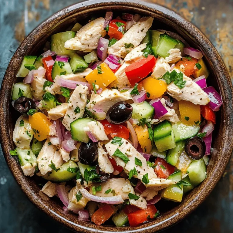 If you're looking for a refreshing and satisfying dish that is packed with flavor, the Italian Grinder Chicken Salad is your answer. This vibrant salad combines tender chicken with an array of fresh vegetables, creamy provolone cheese, and a tangy dressing, making it a delightful choice for any meal. Whether you're preparing a quick lunch, hosting a dinner party, or simply want something healthy and delicious for your family, this salad fits the bill perfectly.