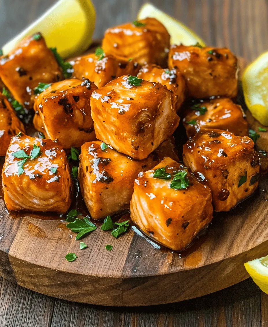 Hot Honey Salmon Bites are a sensational dish that beautifully marries the enticing flavors of sweetness and spice. This recipe transforms ordinary salmon into a gourmet experience, perfect for impressing guests at a dinner party or enjoying a quick weeknight meal. With the balance of honey's natural sweetness and the fiery kick of sriracha, these salmon bites are both delicious and satisfying.