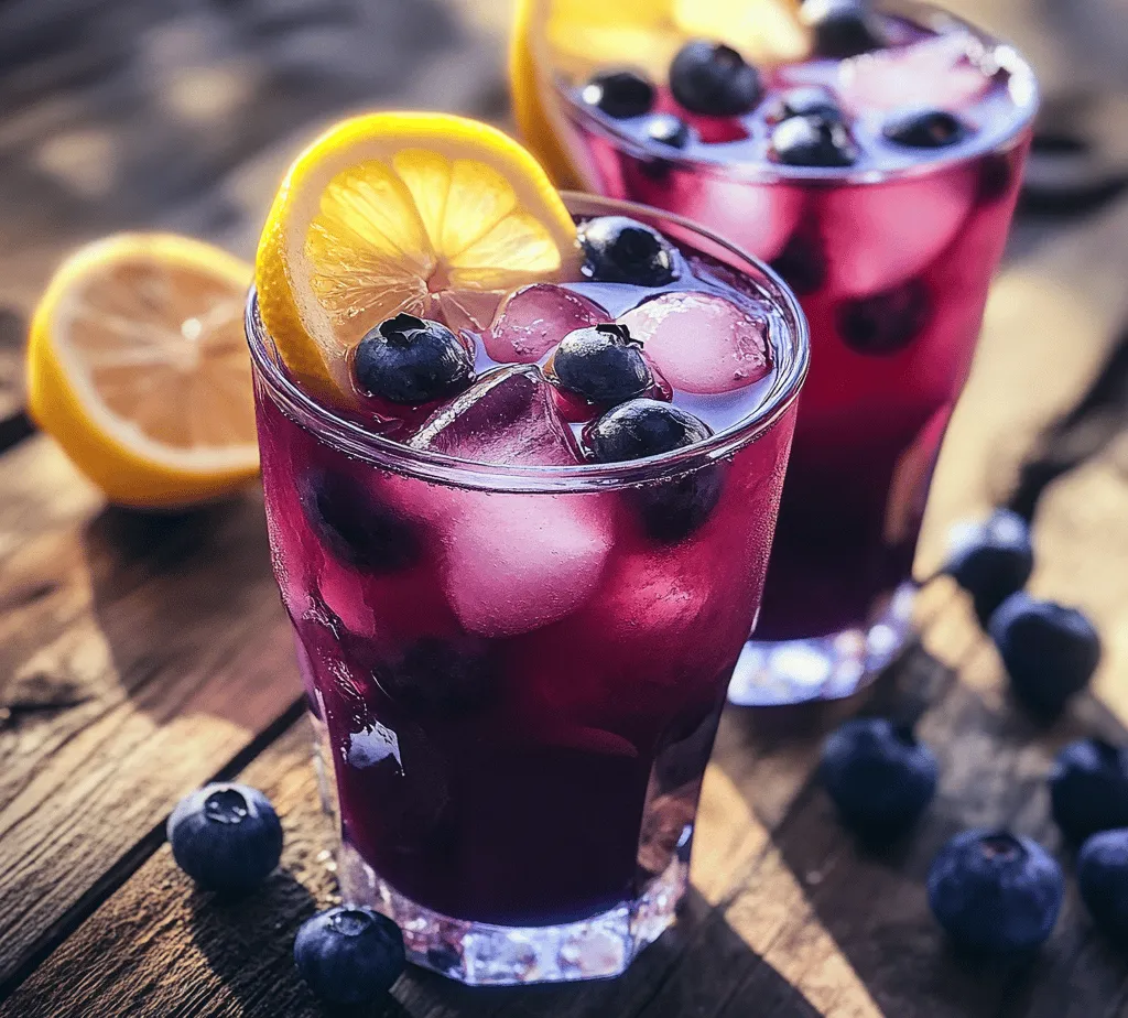 As the days grow longer and the sun shines brighter, the allure of a refreshing beverage becomes irresistible. Blueberry lemonade stands out as one of the quintessential summer drinks, seamlessly blending the vibrant flavors of juicy blueberries with the zesty brightness of freshly squeezed lemons. This delightful drink doesn't just serve as a thirst-quencher; it also packs a nutritional punch, brimming with antioxidants from the blueberries and a generous dose of vitamin C from the lemons.