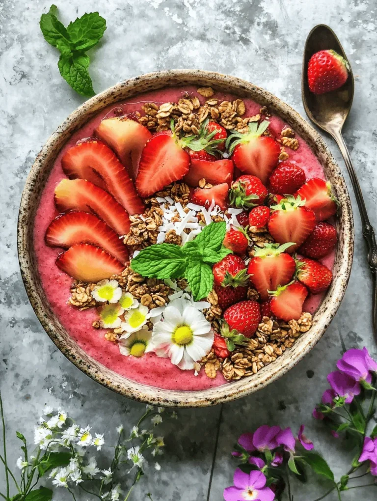 Smoothie bowls are an exciting twist on traditional smoothies, offering a thicker consistency that can be enjoyed with a spoon. The base can be crafted from a variety of fruits and vegetables, blended to perfection and topped with an array of delicious garnishes such as granola, nuts, seeds, and fresh fruits. This not only enhances the flavor but also adds appealing textures and nutritional benefits to your meal.