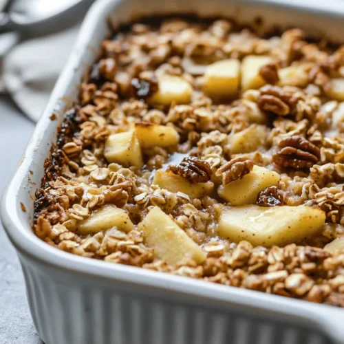 In recent years, the trend toward healthier breakfast options has gained significant momentum. As more people recognize the importance of starting their day with nutritious meals, there has been a surge in recipes that prioritize wholesome ingredients while remaining delicious. One such recipe that perfectly captures this movement is the Healthy Apple Oatmeal Breakfast Bake. This delightful dish combines the natural sweetness of apples with the heartiness of oats, creating a breakfast that is not only satisfying but also packed with nutrients.