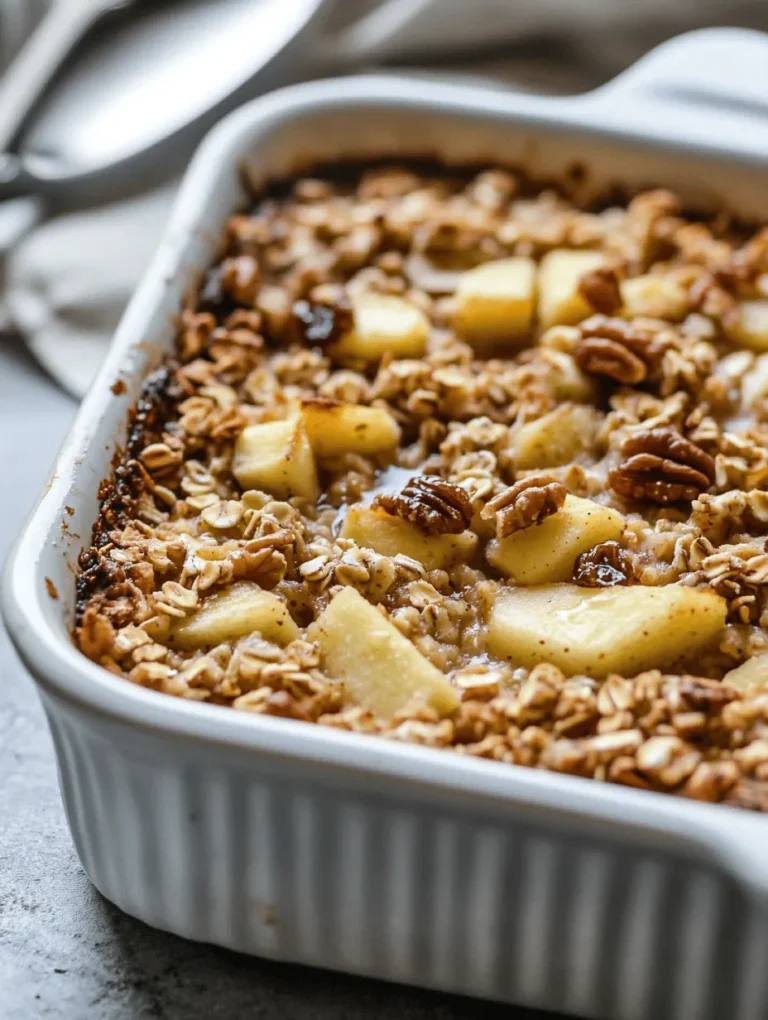 In recent years, the trend toward healthier breakfast options has gained significant momentum. As more people recognize the importance of starting their day with nutritious meals, there has been a surge in recipes that prioritize wholesome ingredients while remaining delicious. One such recipe that perfectly captures this movement is the Healthy Apple Oatmeal Breakfast Bake. This delightful dish combines the natural sweetness of apples with the heartiness of oats, creating a breakfast that is not only satisfying but also packed with nutrients.