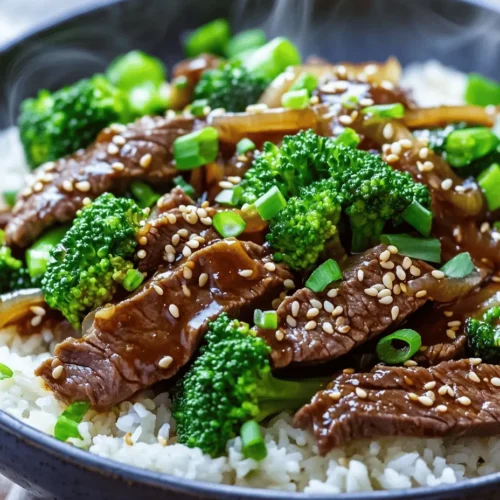 Szechuan Beef & Broccoli Delight is a culinary masterpiece that encapsulates the vibrant essence of Szechuan cuisine. Originating from the Sichuan province in southwestern China, this dish is renowned for its bold flavors, aromatic spices, and a perfect balance of heat and sweetness that leaves a lasting impression on the palate. The combination of tender beef and crisp broccoli, all enveloped in a rich, spicy sauce, makes it an irresistible choice for dinner, especially on busy weeknights when you crave something delicious yet easy to prepare.