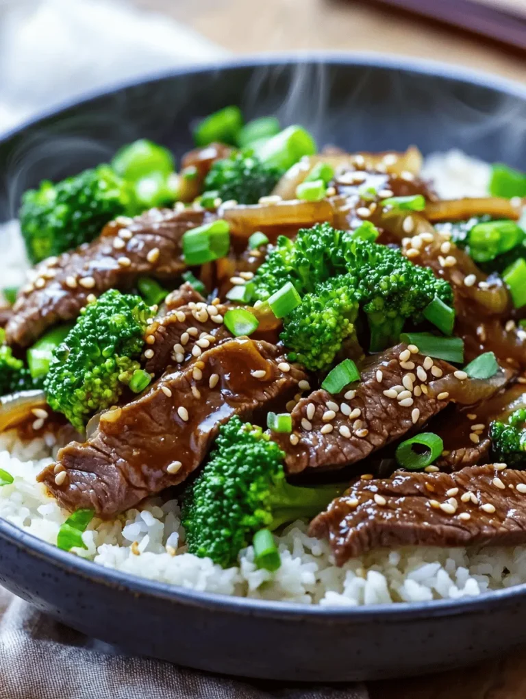 Szechuan Beef & Broccoli Delight is a culinary masterpiece that encapsulates the vibrant essence of Szechuan cuisine. Originating from the Sichuan province in southwestern China, this dish is renowned for its bold flavors, aromatic spices, and a perfect balance of heat and sweetness that leaves a lasting impression on the palate. The combination of tender beef and crisp broccoli, all enveloped in a rich, spicy sauce, makes it an irresistible choice for dinner, especially on busy weeknights when you crave something delicious yet easy to prepare.