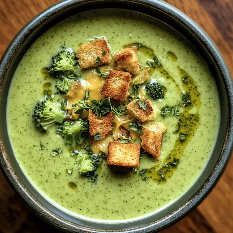 Welcome to a world of warmth and comfort where flavors meld beautifully in every spoonful! Today, we are diving into a delightful recipe that embodies everything we love about creamy soups—Creamy Broccoli Bliss Soup. This dish is a true celebration of wholesome ingredients, exquisite taste, and nourishing qualities that will make it a staple in your kitchen, especially during the colder months.