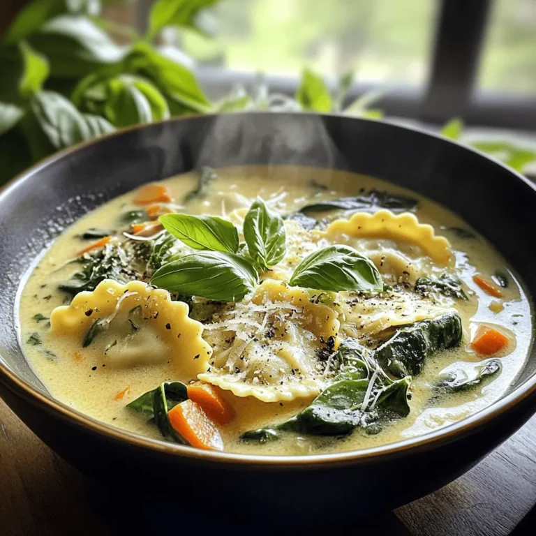 When the chilly winds of autumn begin to blow, there’s nothing quite like a warm bowl of soup to bring comfort and joy. One such dish that effortlessly embodies this notion is Creamy Tuscan Ravioli Soup. This delightful concoction marries the richness of creamy broth with the heartiness of ravioli, creating a meal that's both satisfying and nourishing. As we delve into the world of Italian cuisine, we discover that it holds a special place in the hearts of food lovers, particularly when it comes to comfort food.