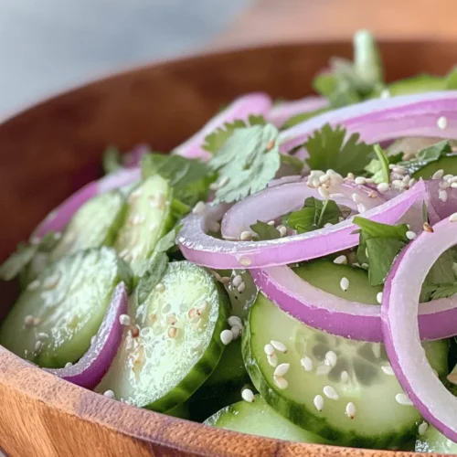 If you’re looking for a light, invigorating dish that perfectly balances flavor and nutrition, look no further than the refreshing Asian cucumber salad. Bursting with vibrant colors and crisp textures, this salad is a staple in many Asian cuisines, renowned for its ability to complement a variety of main dishes or stand alone as a delightful snack. The inherent freshness of cucumbers, combined with a tangy dressing, creates a dish that is as satisfying as it is simple to prepare.