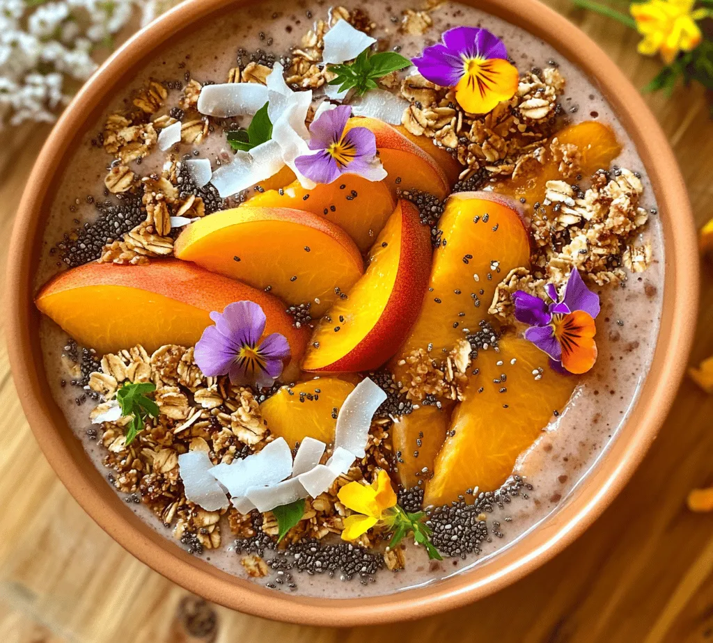 In recent years, smoothie bowls have emerged as a popular choice for those seeking a delicious yet nutritious breakfast or snack option. Combining the refreshing qualities of smoothies with the creativity of a bowl meal, these vibrant dishes offer a wealth of flavors and textures that can be customized to suit individual tastes and dietary preferences. Among the myriad of smoothie bowl variations, the Peach Paradise Smoothie Bowl stands out, bursting with bright colors and fresh ingredients that not only tantalize the taste buds but also nourish the body.