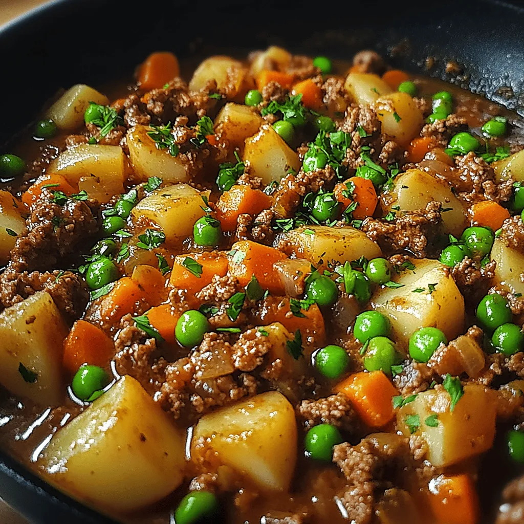 When it comes to comforting meals that evoke feelings of home and warmth, few dishes can rival the classic combination of ground beef and potatoes. This hearty meal not only fills the stomach but also nourishes the spirit, making it a staple in many households. Ground Beef and Potatoes is a dish that embodies simplicity and satisfaction, offering a perfect blend of flavors and textures, all in one pan. This culinary delight is ideal for busy families and individuals seeking a quick yet fulfilling dinner solution.