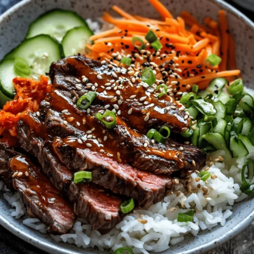 Korean cuisine offers a tantalizing blend of flavors, textures, and aromas, bringing together fresh ingredients and bold spices. One dish that exemplifies this culinary tradition is the Korean BBQ Steak Rice Bowl with Spicy Cream Sauce. This dish not only showcases the vibrant flavors of Korean cooking but also highlights the harmony that can be achieved when combining various ingredients to create a satisfying meal.