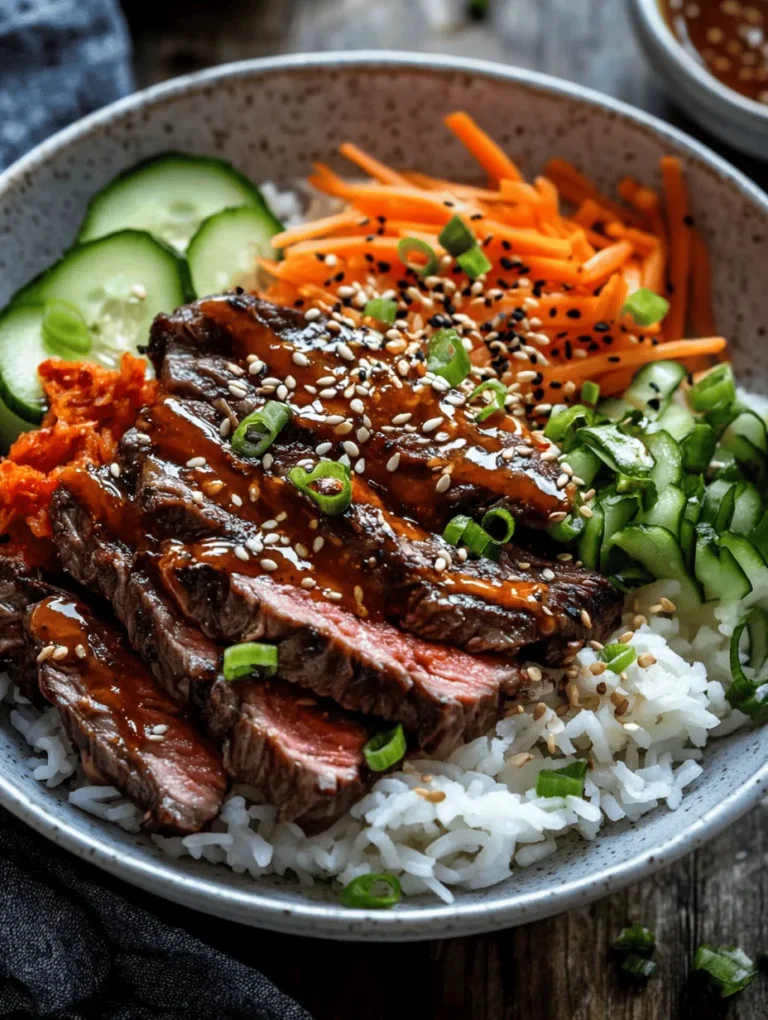 Korean cuisine offers a tantalizing blend of flavors, textures, and aromas, bringing together fresh ingredients and bold spices. One dish that exemplifies this culinary tradition is the Korean BBQ Steak Rice Bowl with Spicy Cream Sauce. This dish not only showcases the vibrant flavors of Korean cooking but also highlights the harmony that can be achieved when combining various ingredients to create a satisfying meal.