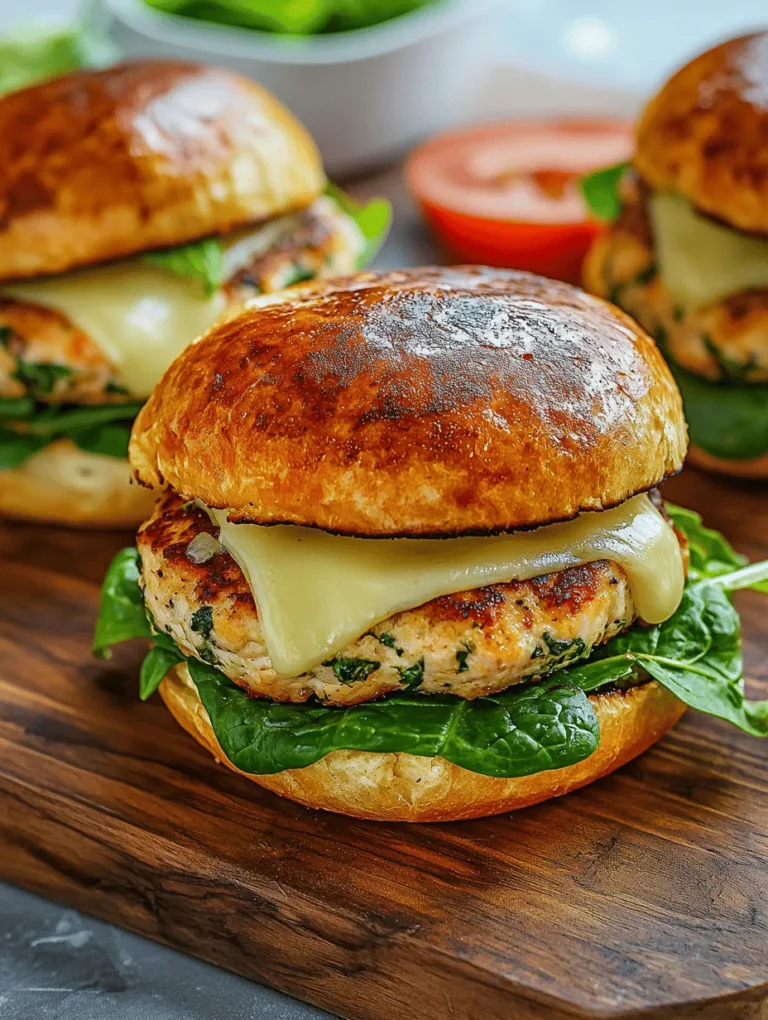 In the quest for delicious, healthy, and satisfying meals, chicken burgers stand out as a fantastic option. Among the myriad of recipes available, the White Cheddar & Spinach Chicken Burgers offer a delightful twist on traditional burgers by incorporating lean protein, vibrant greens, and the creamy richness of white cheddar cheese. This combination not only tantalizes the taste buds but also provides a nutritious alternative to classic beef burgers, making them perfect for health-conscious individuals or anyone seeking to elevate their meal game.