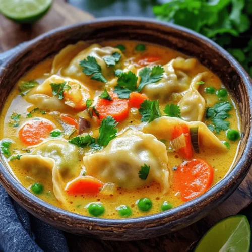 To create a truly memorable Curry Delight Dumpling Soup, one must start with high-quality ingredients. Each component plays a vital role in building the dish's unique flavor profile. Here’s a closer look at both the dumpling and soup ingredients that serve as the foundation for this comforting meal.