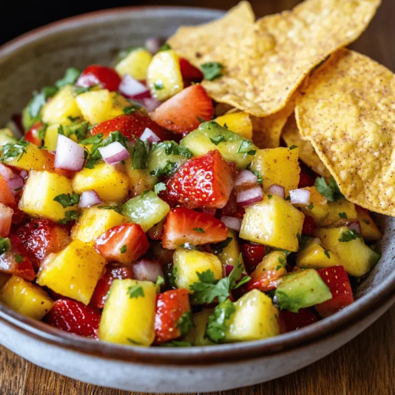 The foundation of any great recipe lies in its ingredients, and the Sweet & Zesty Fruit Salsa is no exception. This dish features an array of fresh fruits that not only provide a burst of flavor but also pack a nutritional punch. Let's take a closer look at each ingredient, focusing on their unique attributes, textures, and health benefits that contribute to the overall appeal of the salsa.