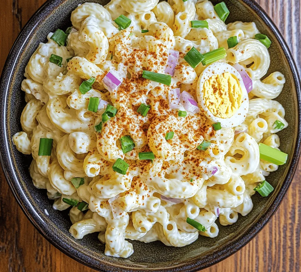 To create the perfect Deviled Egg Pasta Salad, understanding the role of each ingredient is crucial. Each component contributes to the overall flavor, texture, and nutritional value of the dish.